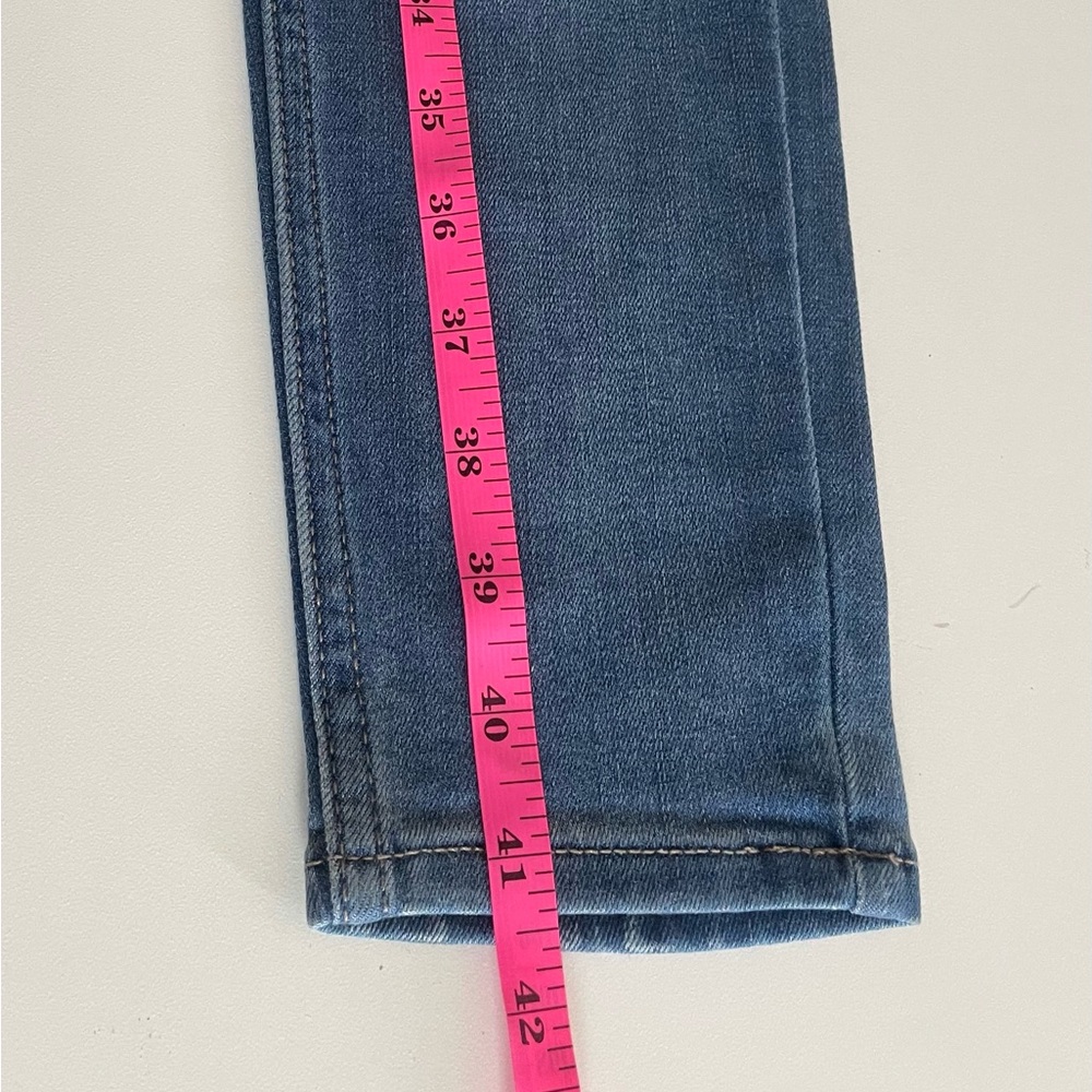 White House Black Market Cashmere Denim High Rise Skinny Jeans 4 Long - Picture 9 of 10